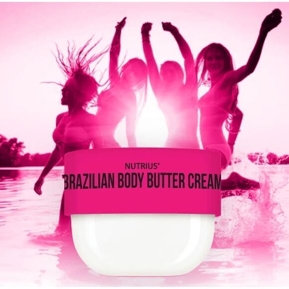New! Nutrius Brazilian Body Butter Cream Berry Bliss , 6 FL OZ - Picture 5 of 5